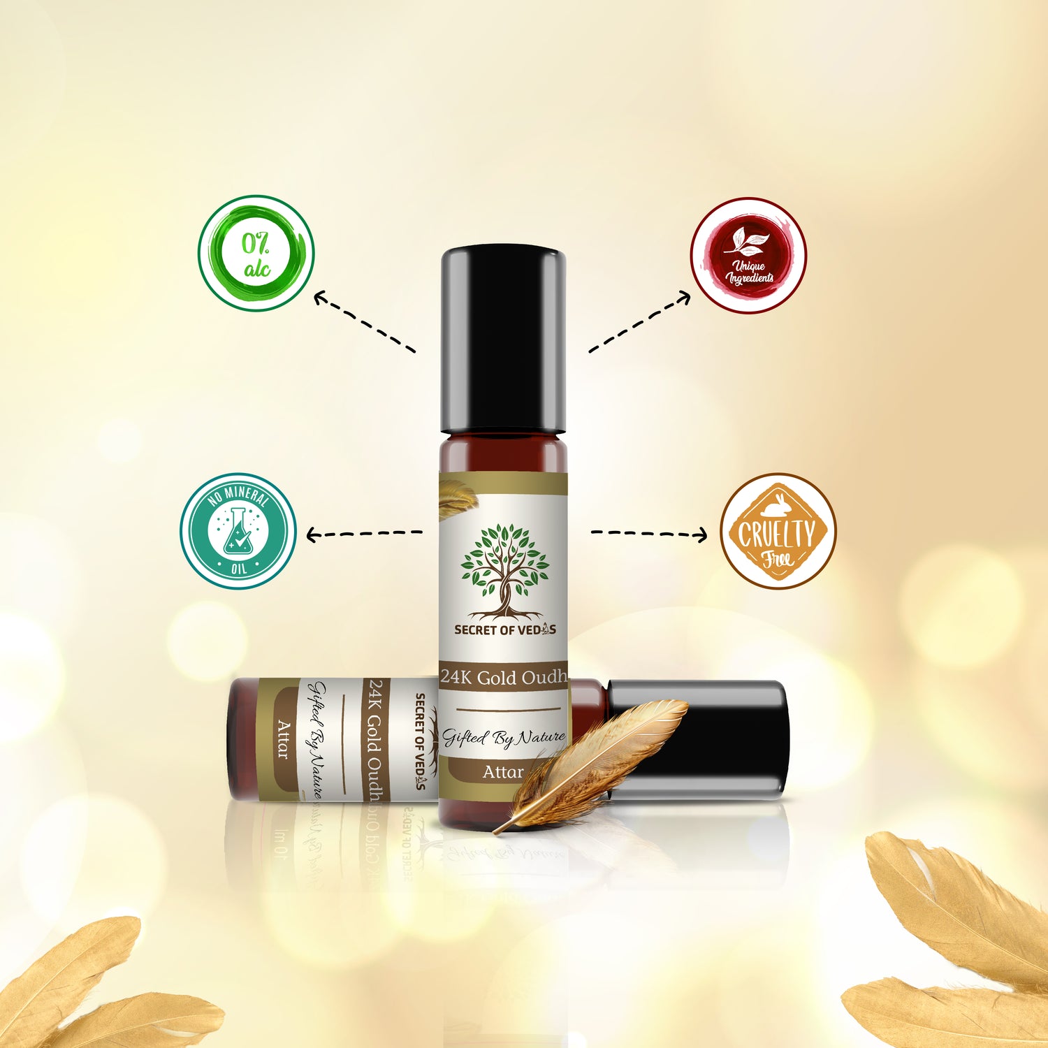 24K Gold Oudh Attar