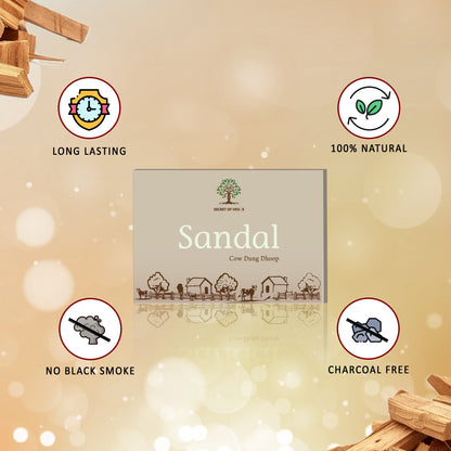Sandal Cow Dung Dhoop