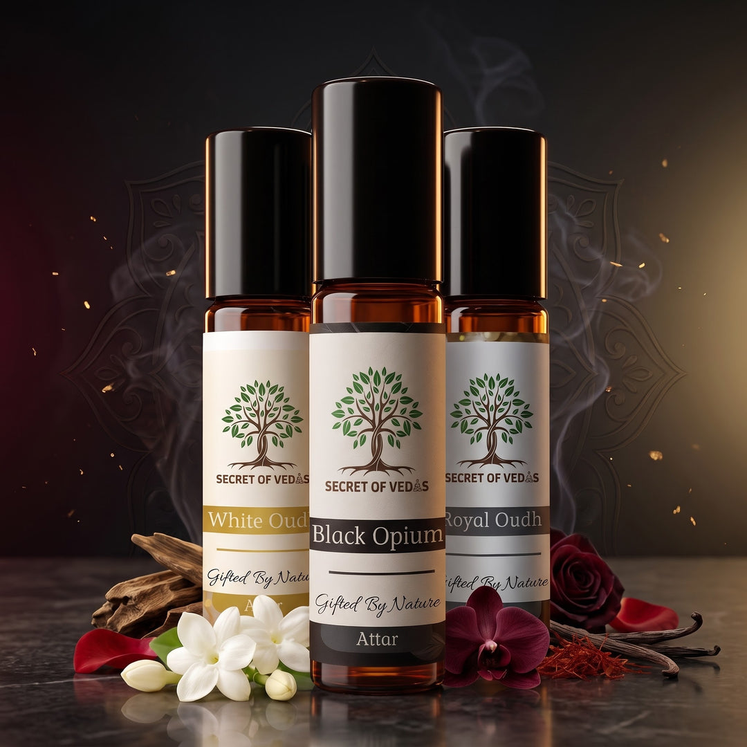 Attar Trio – Noir Collection [White Oudh • Royal Oudh • Black Opium]