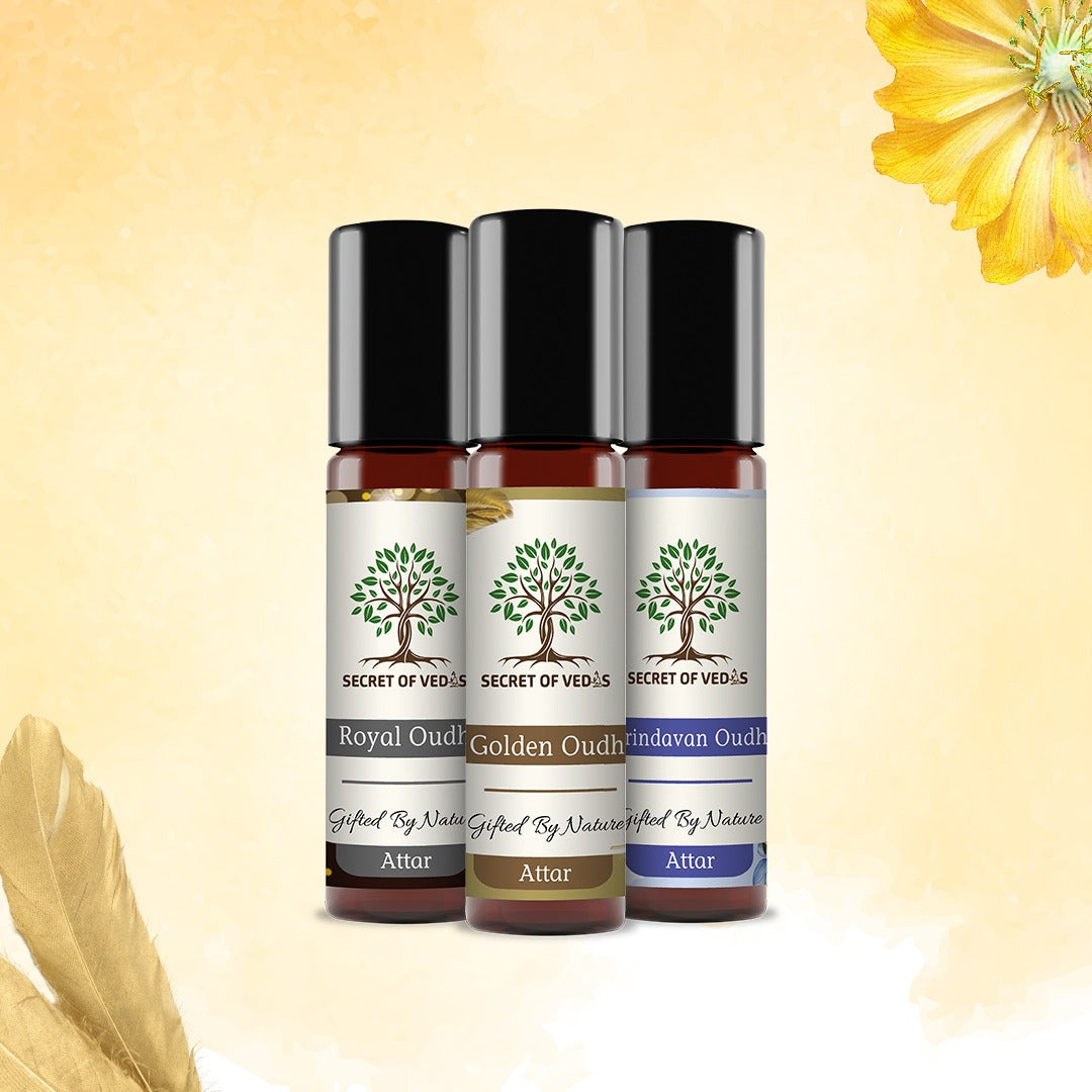 Oudh Collection Attar - Royal Oudh , Golden Oudh, Vrindavan Oudh