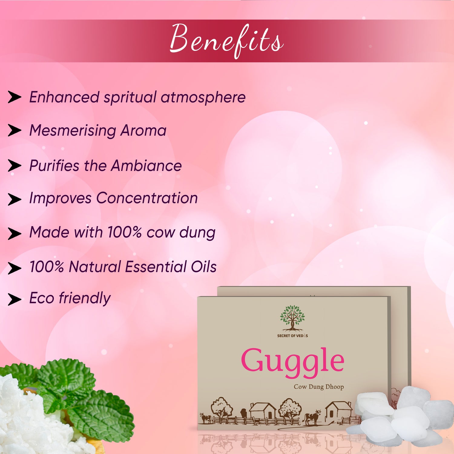Guggle Cow Dung Dhoop